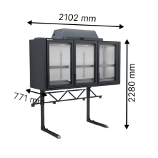 Морозильный шкаф AHT KINLEY XL 210