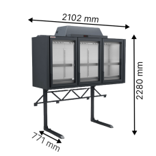 Морозильный шкаф AHT KINLEY XL 210