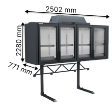 Морозильный шкаф AHT KINLEY XL 250