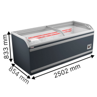 Морозильний лар бонета AHT Miami 250