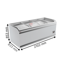 Морозильный ларь бу AHT Paris 210(-)AD  нереставрированный