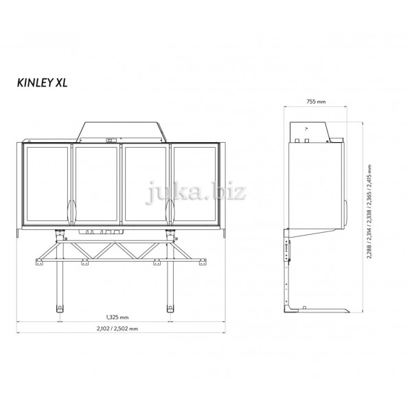 Морозильна шафа AHT KINLEY XL 250