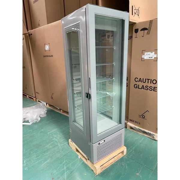 Морозильна шафа, вітрина зі скляними дверима CRYSTAL CRF 300 3D