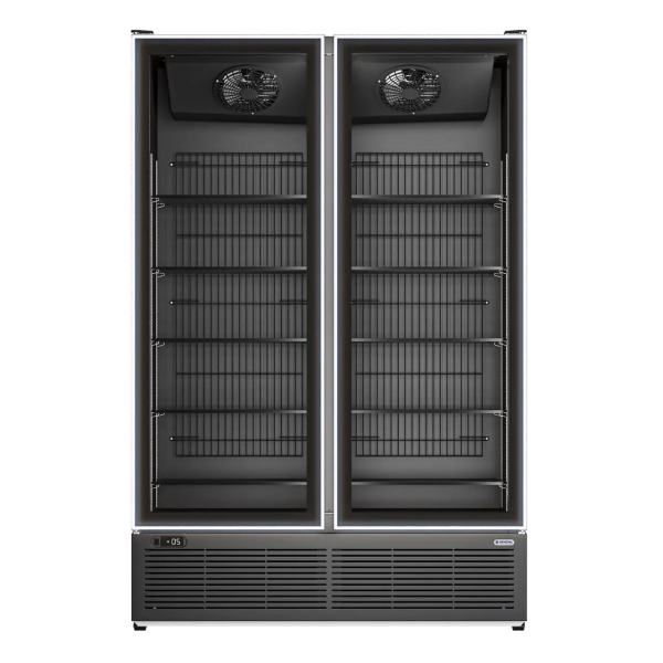 Морозильна шафа, вітрина зі скляними дверима CRYSTAL CRFV 1200 FRAMELESS