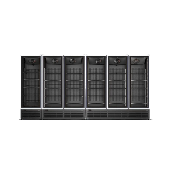 Морозильна шафа, вітрина зі скляними дверима CRYSTAL CRFV 1200 FRAMELESS