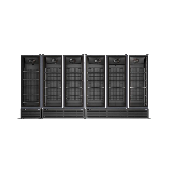 Морозильна шафа, вітрина зі скляними дверима CRYSTAL CRFV 2000 FRAMELESS 