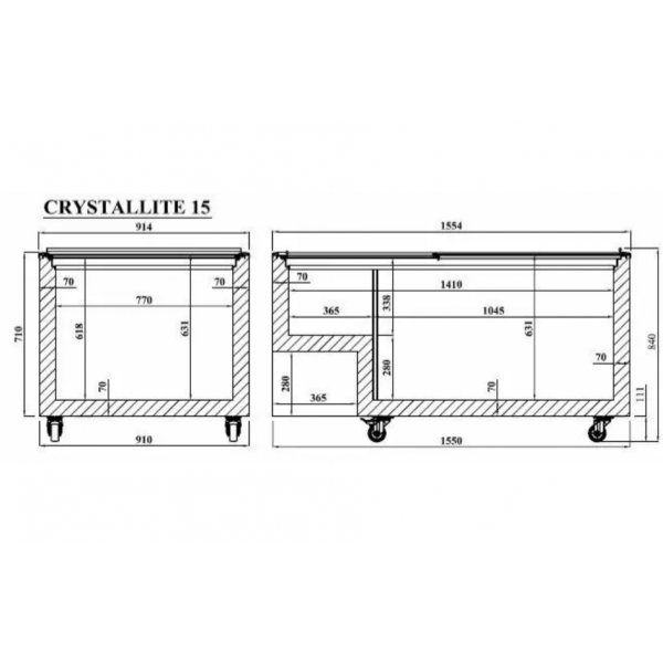 Морозильная бонета CRYSTAL Crystallite 15