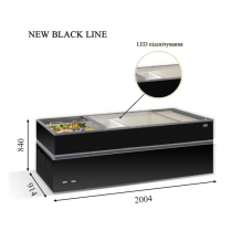 Морозильная бонета CRYSTAL Crystallite 20 Led New Black Line