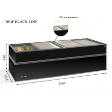Морозильная бонета CRYSTAL Crystallite 25 Led New Black Line