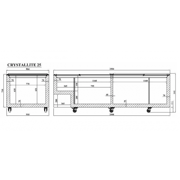 Морозильна бонета CRYSTAL Crystallite 25 New Black Line