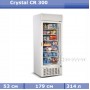Холодильна шафа вітрина Crystal CR 300
