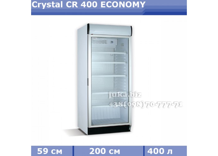 Холодильна шафа вітрина Crystal CR 400 ECONOMY