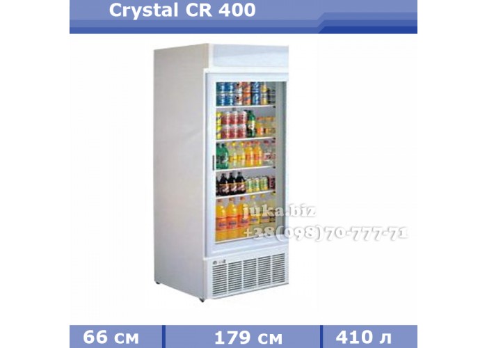 Холодильна шафа вітрина Crystal CR 400