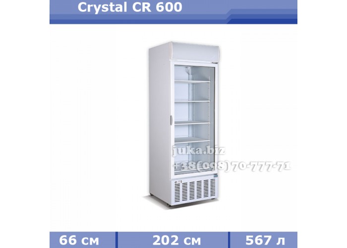Холодильна шафа вітрина Crystal CR 600