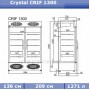 Морозильный шкаф Crystal CRIF 1300