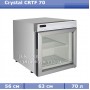 Морозильный шкаф витрина для барной стойки Crystal CRTF 70