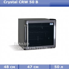 Холодильный шкаф витрина для вина Crystal CRW 50 B
