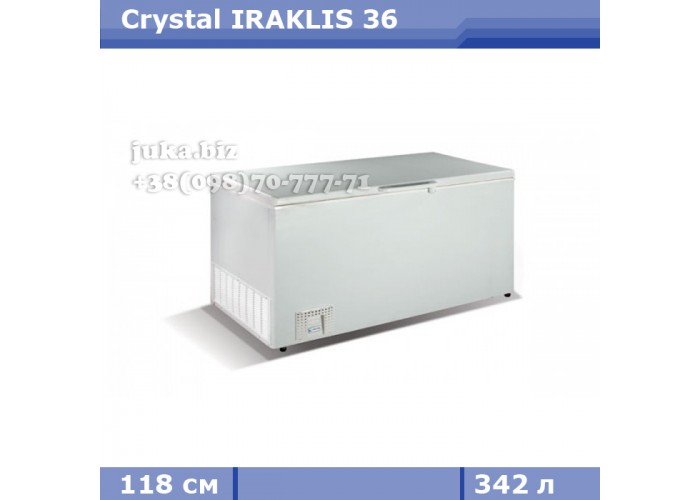 Морозильный ларь с глухой крышкой Crystal ИРАКЛИС 36