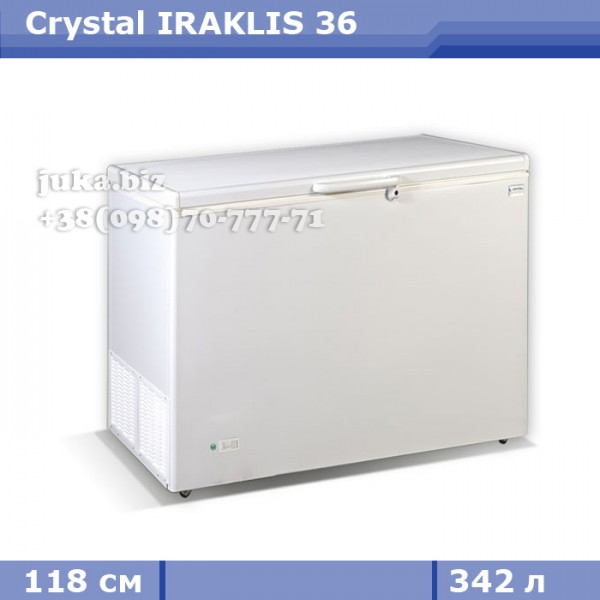 Морозильний лар з глухою кришкою Crystal ІРАКЛІС 36