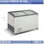 Морозильный ларь с гнутым стеклом Crystal ВЕНУС 46 SGL