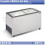 Морозильний лар з гнутим склом Crystal ВЕНУС 46 SGL
