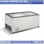 Морозильный ларь с гнутым стеклом Crystal ВЕНУС 56 SGL
