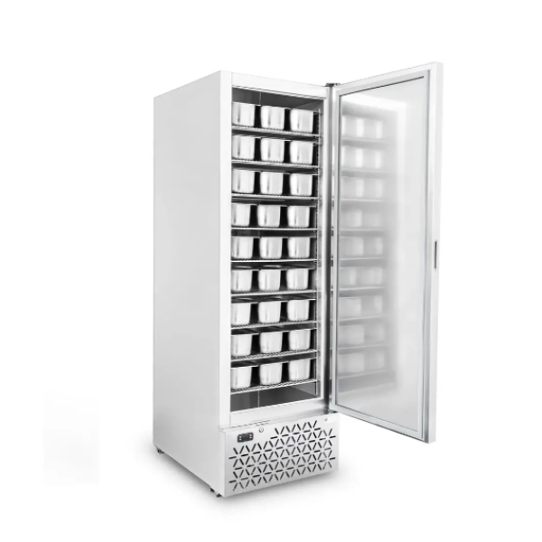 Морозильна шафа з глухими дверима CRYSTAL Gelobox Inox