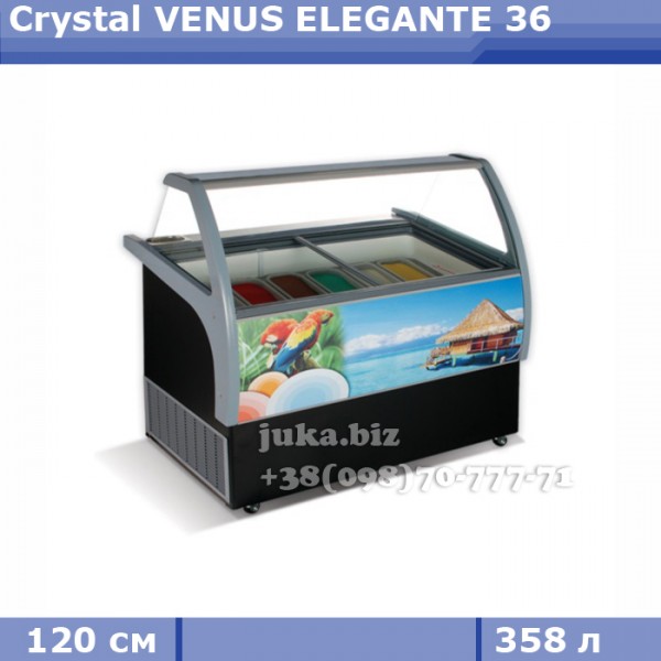Витрина для весового мороженого Crystal VENUS ELEGANTE 36 