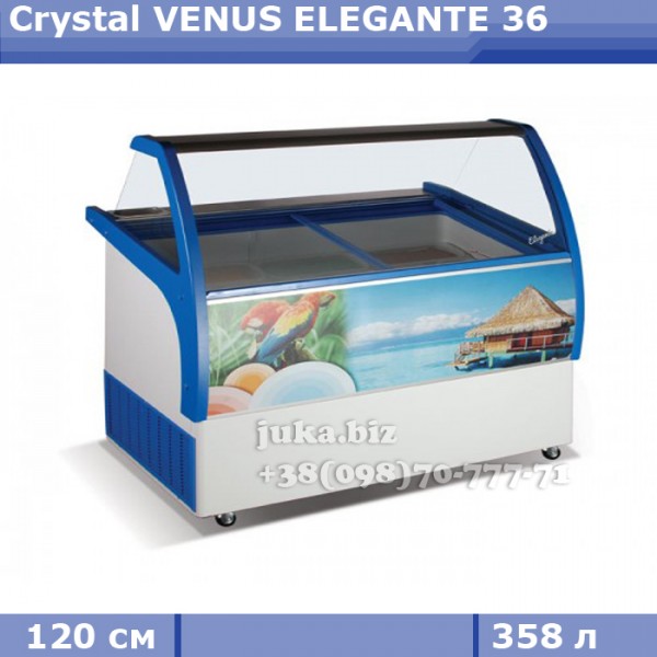 Витрина для весового мороженого Crystal VENUS ELEGANTE 36 