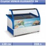 Морозильна вітрина для вагового морозива Crystal VENUS ELEGANTE 36 