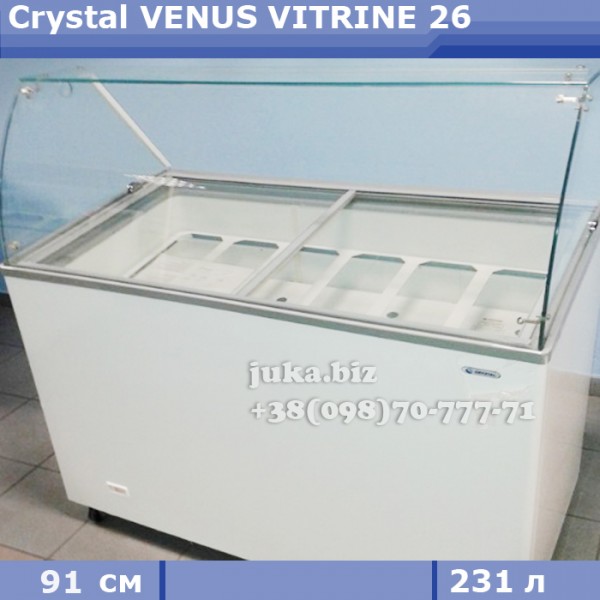 Витрина для весового мороженого Crystal VENUS VITRINE 26