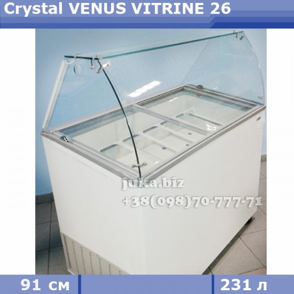 Витрина для весового мороженого Crystal VENUS VITRINE 26