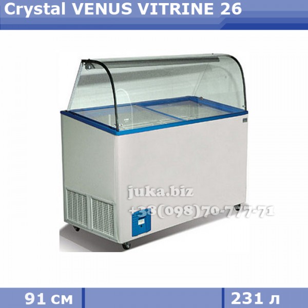 Витрина для весового мороженого Crystal VENUS VITRINE 26