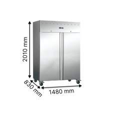 Морозильные шкафы HATA GNH1410BT S/S201
