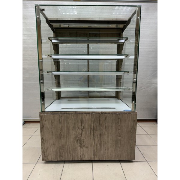 Кондитерская витрина KUM ECLAIR INOX 0.8, 4 Полки