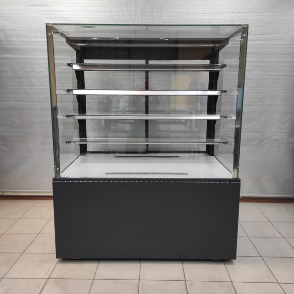 Кондитерская витрина KUM ECLAIR INOX 1.2, 4 Полки