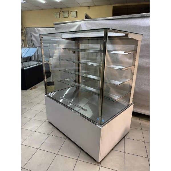 Кондитерская витрина KUM ECLAIR INOX 1.2, 4 Полки
