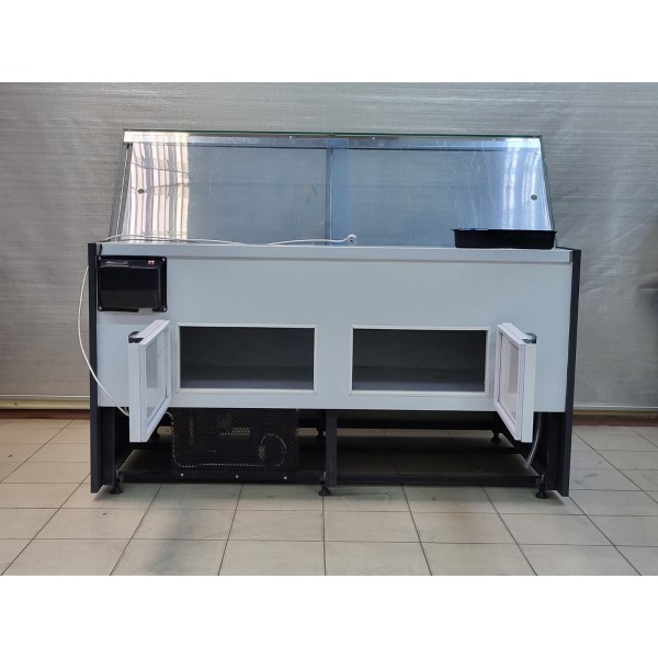 Холодильна вітрина універсальна куб KUM GASTRONOMY DROPLET 1.8 Статичний