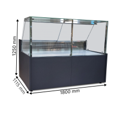 Холодильная витрина универсальная куб KUM GASTRONOMY DROPLET 1.8 Статический