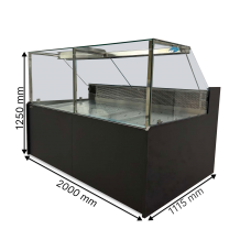 Холодильная витрина универсальная куб KUM GASTRONOMY DROPLET 2.0 Статический