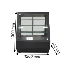 Кондитерская витрина KUM SNACK 1.2 Статический, 3 Полки