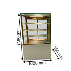 Кондитерська вітрина KUM ECLAIR GOLD 1.0, 3 Полиці