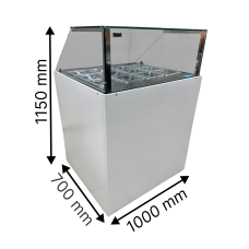 Холодильна вітрина Саладетта KUM BUBBLE TEA 1.0