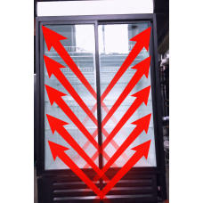 Профиль боковой для дверной системы холодильного шкафа Nord Inter 1200T