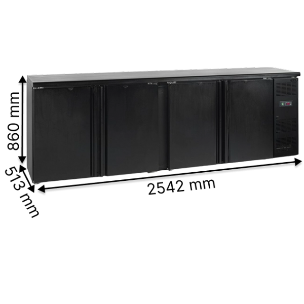 Барні шафи, мінібари TEFCOLD CBC410