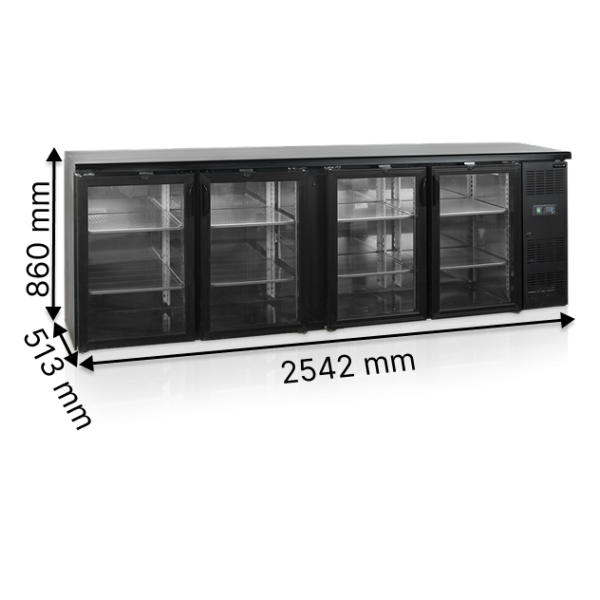 Барні шафи, мінібари TEFCOLD CBC410G