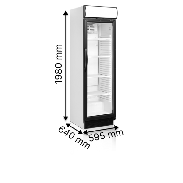 Холодильні шафи TEFCOLD CEV425CP 2 LED