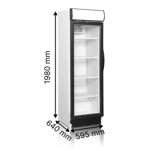 Холодильні шафи TEFCOLD CEV425CP 2 LED L/H