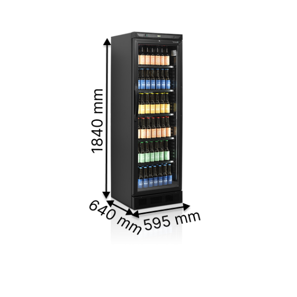 Холодильні шафи TEFCOLD CEV425 BLACK