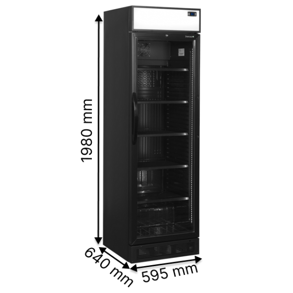 Холодильные шкафы TEFCOLD CEV435CP BLACK